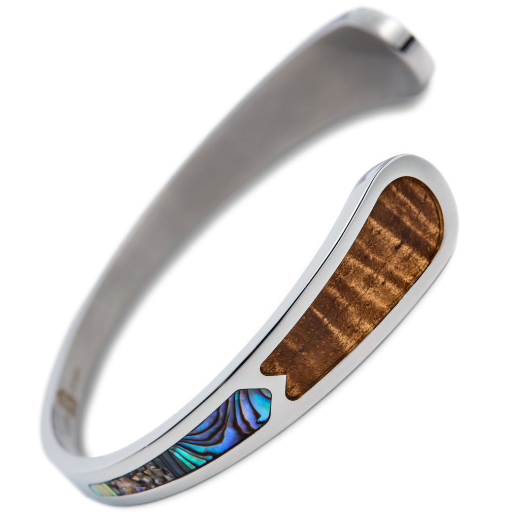 Eternity Koa Cuff Bracelet