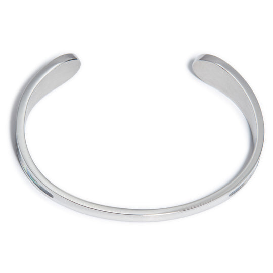 Eternity Koa Cuff Bracelet with Abalone