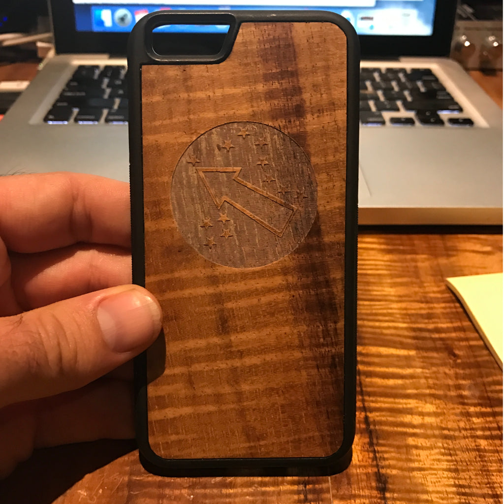 US Army Pacific or USARPAC...Cheehoo..custom Koa Phone cases for our warriors