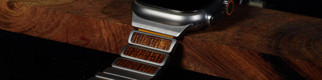 Koa Wood Apple Watch Bands — Real Hawaiian Koa | Pono Woodworks