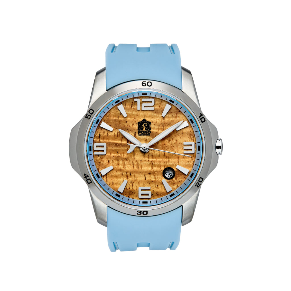 The Surfrider Koa Wood Watch – 36mm