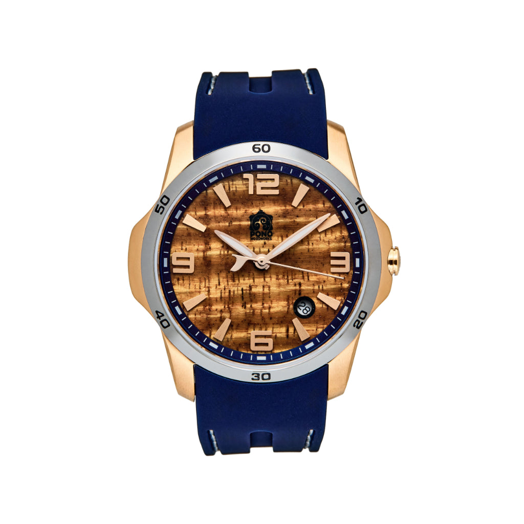 The Surfrider Koa Wood Watch – 36mm