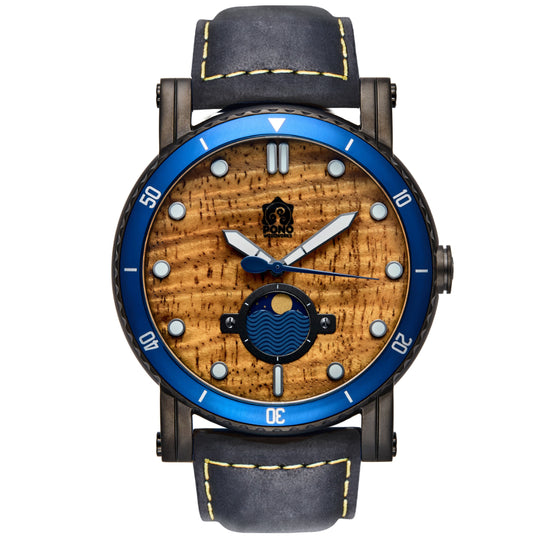 The Waterman Koa Wood Watch - 47mm