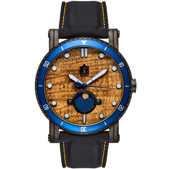 The Waterman Koa Wood Watch - 47mm