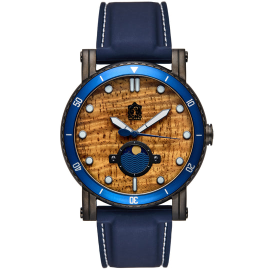 The Waterman Koa Wood Watch - 47mm