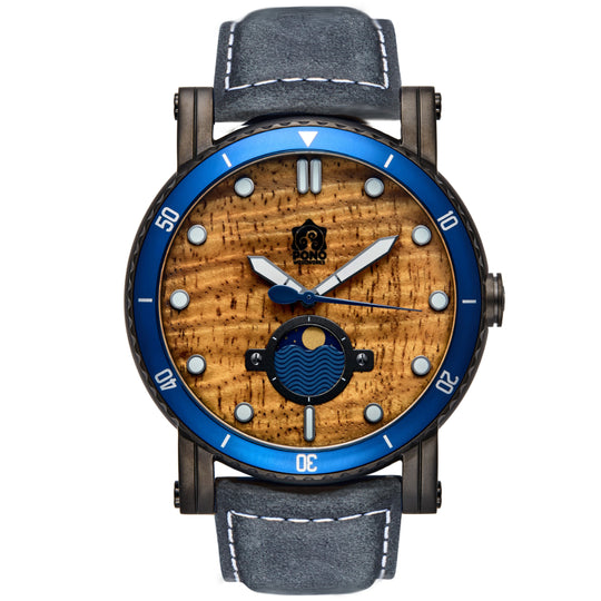 The Waterman Koa Wood Watch - 47mm