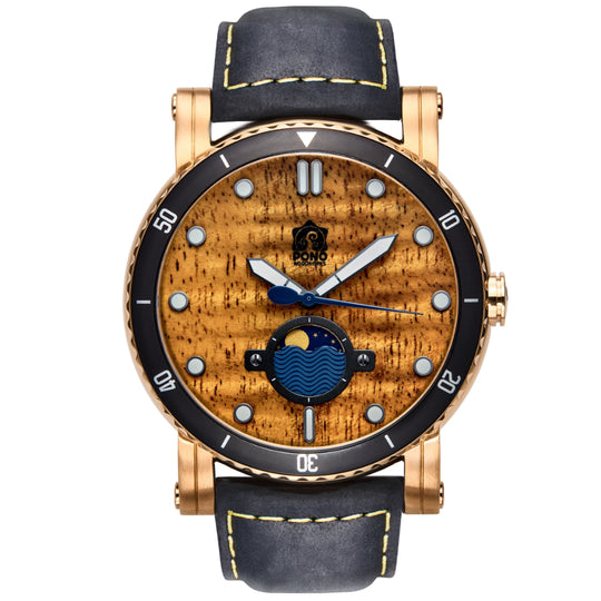 The Waterman Koa Wood Watch - 47mm