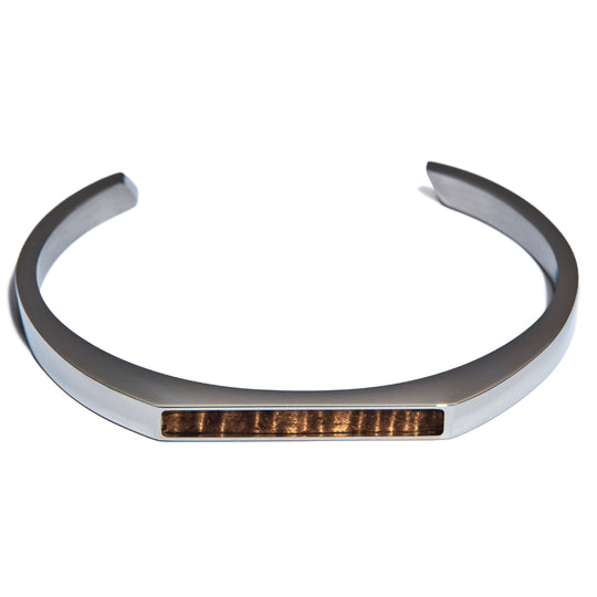 Koa Wood Bar Bangle Bracelet