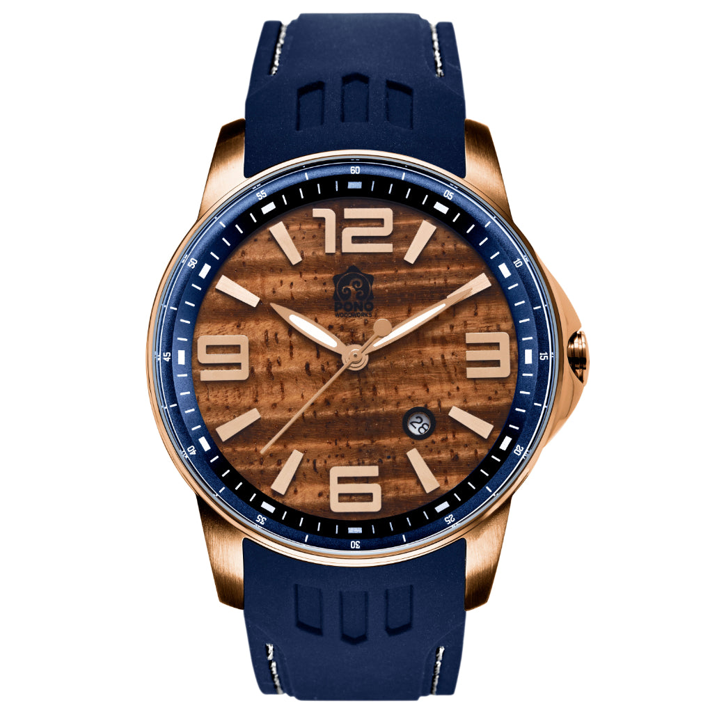 Koa Wood Watch Collection | Refined Wood Watches | Hawaiian Time