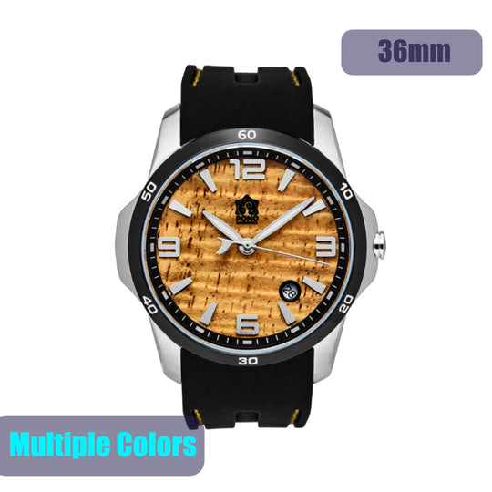 The Surfrider Koa Wood Watch – 36mm