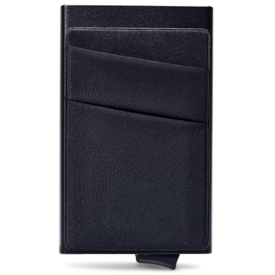 back soft pouch pockets on koa wood edc wallet